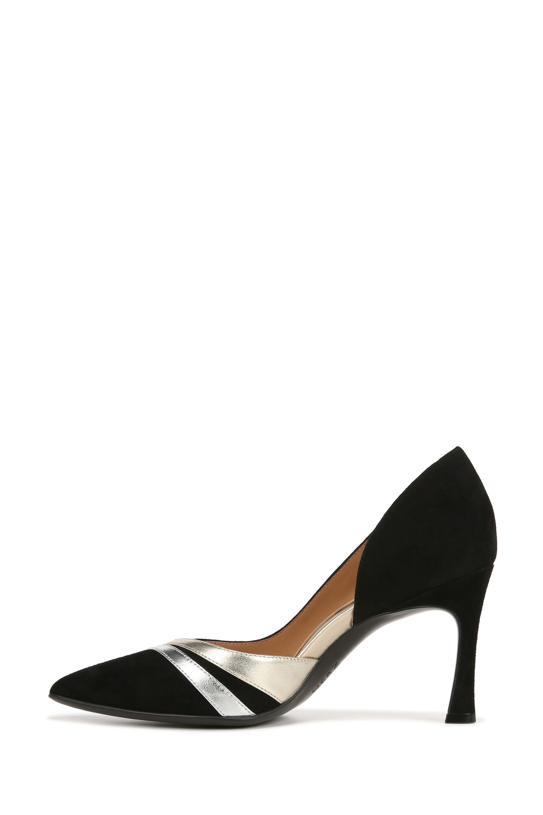 Naturalizer black suede sales pumps