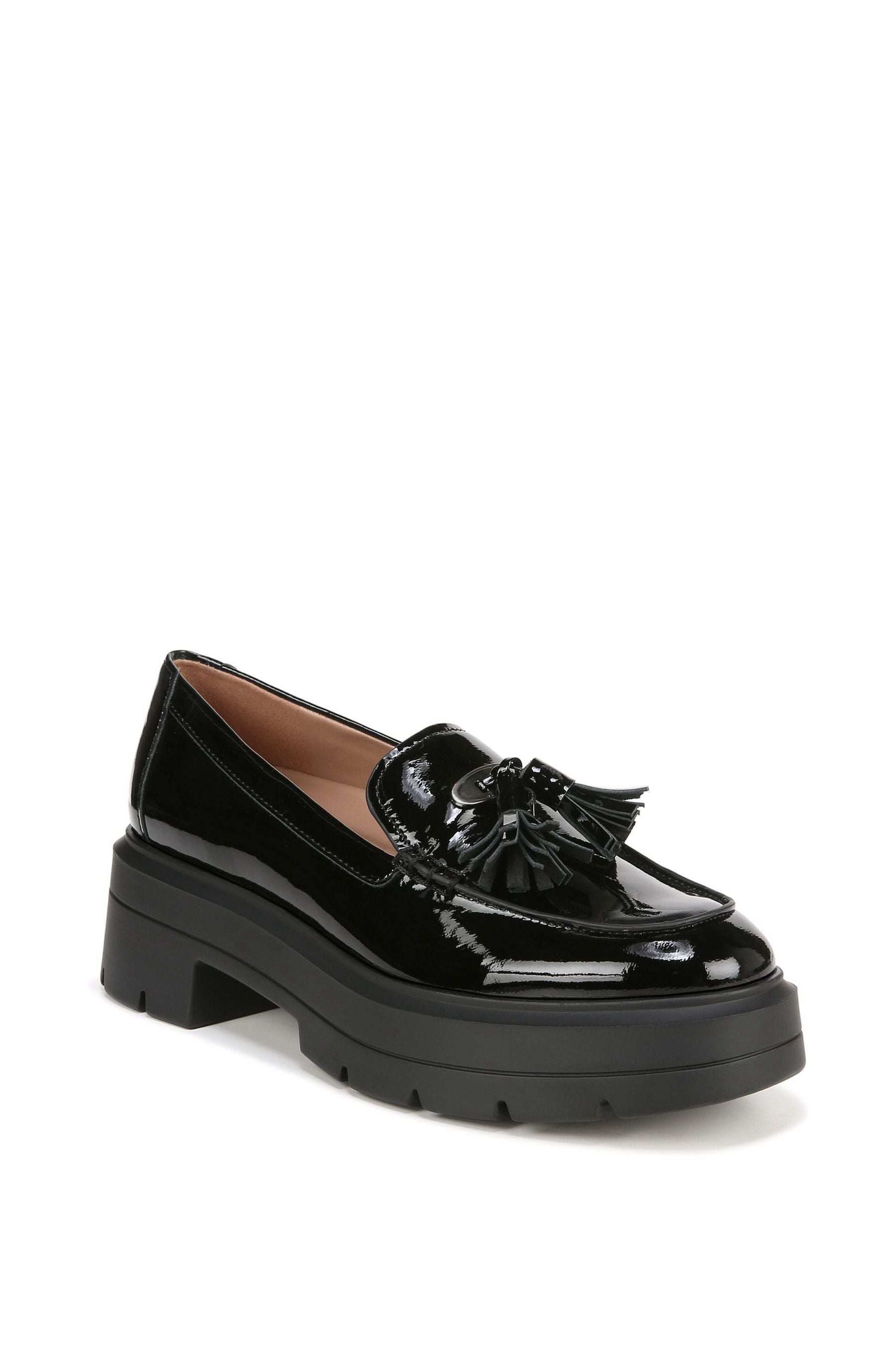 Naturalizer black patent loafer sale