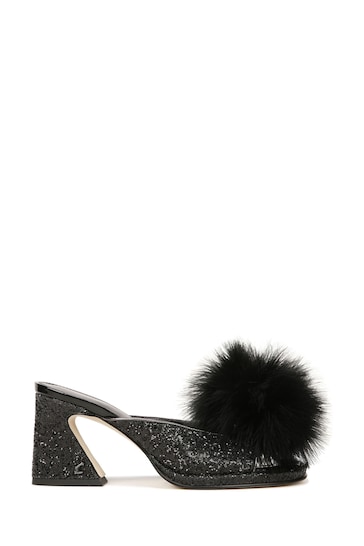 Circus NY Hadie Fluff Mules Black Shoes