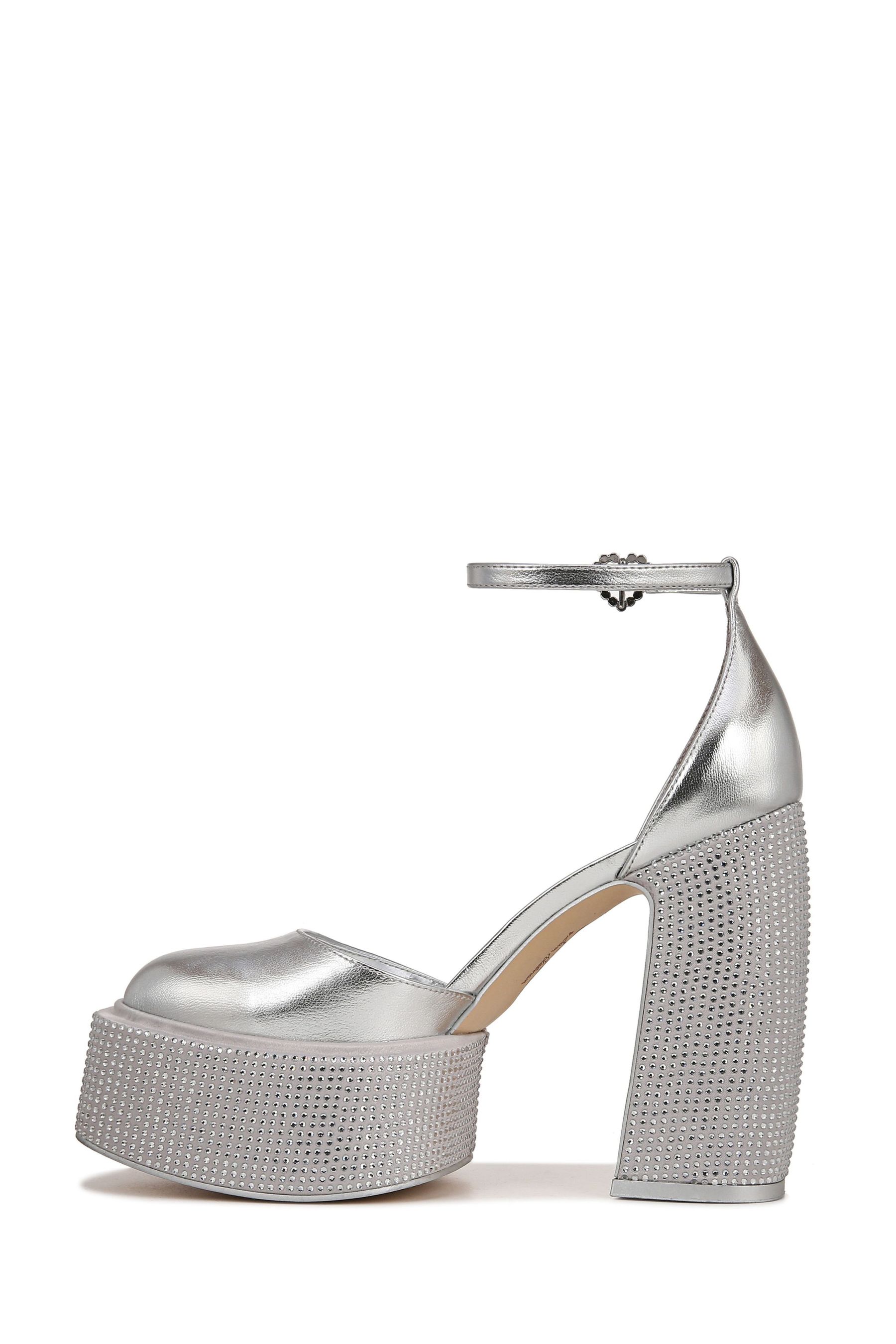 Silver new arrivals jewel shoes