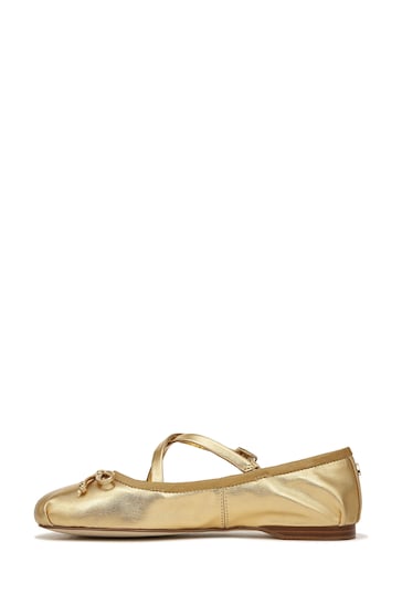 Circus NY Gold Zuri Ballerina Shoes