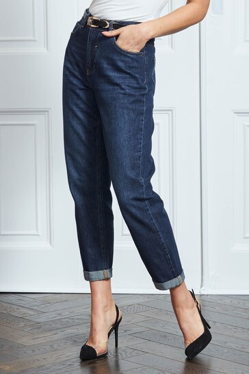 Sosandar Blue Indigo Girlfriend Jeans