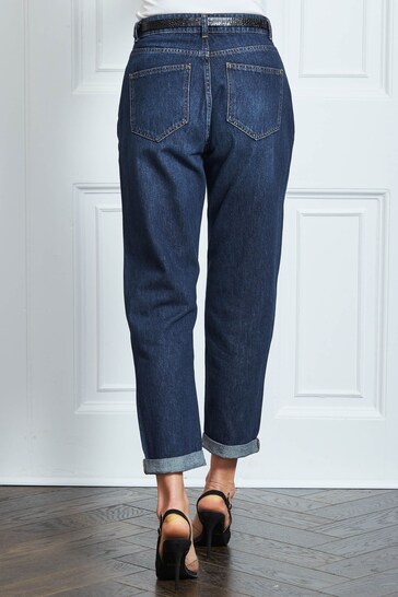 Sosandar Blue Indigo Girlfriend Jeans