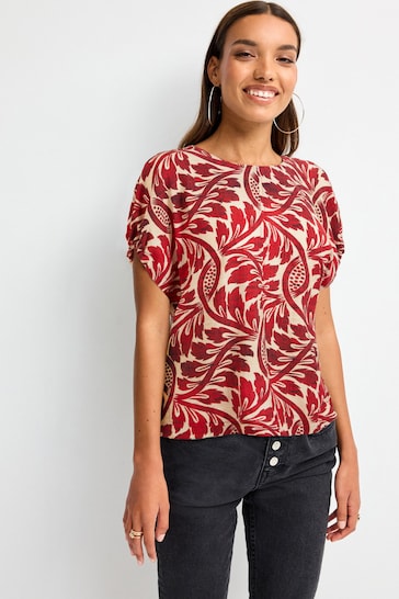 soulland map floral print shirt jacket item