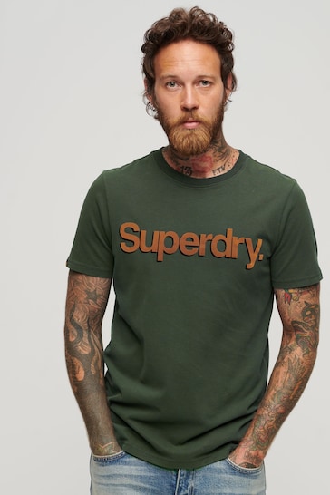 Superdry Green Core Logo Classic T-Shirt