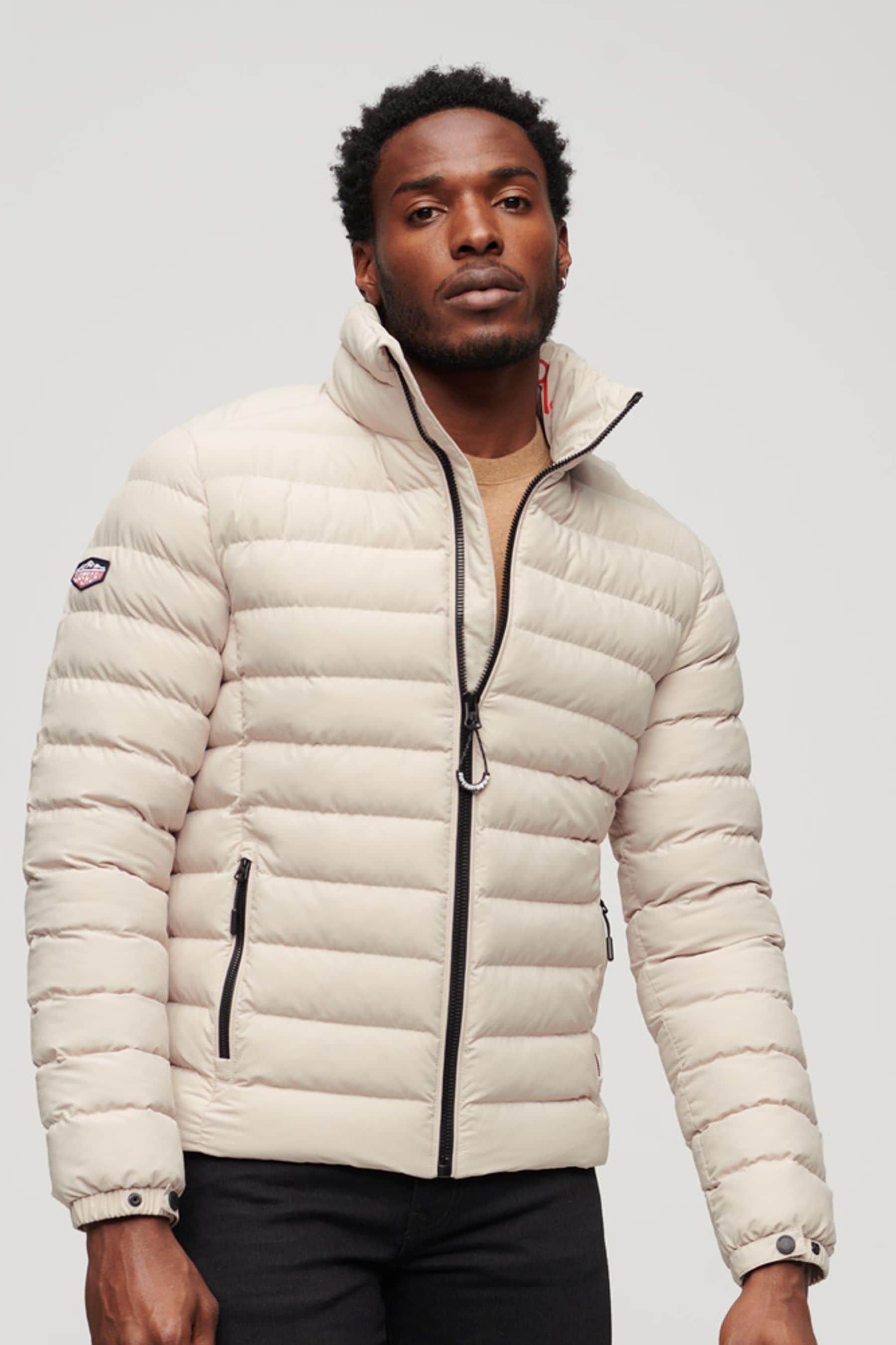 Nude padded store jacket