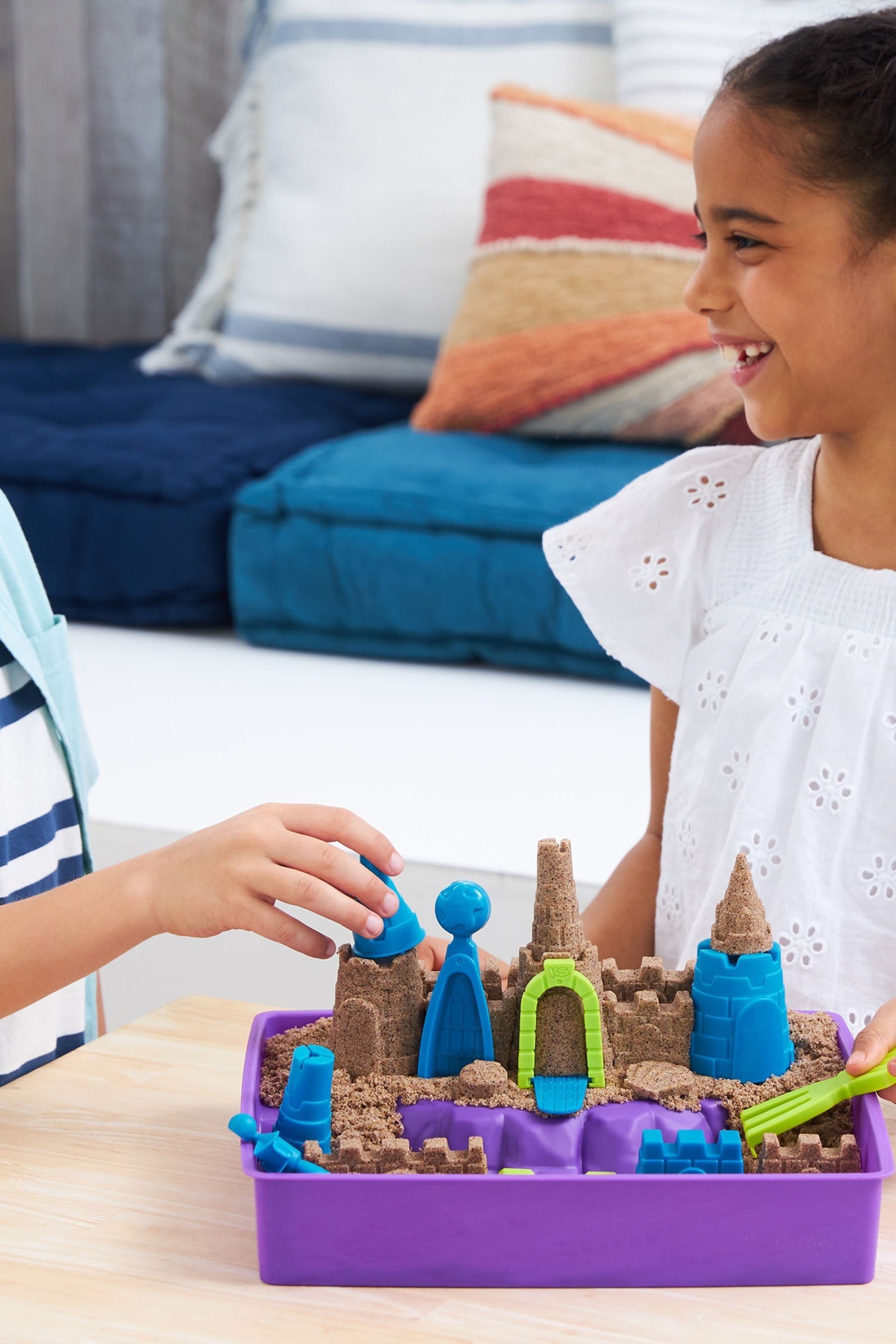 Buy Kinetic Sand Kingdom 2.0 Deluxe Beach Castle Playset from the