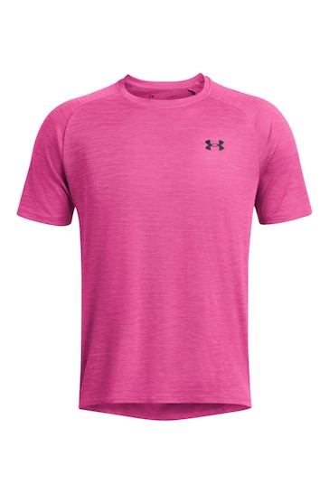 Under Armour Pink Tech Textured T-Shirt