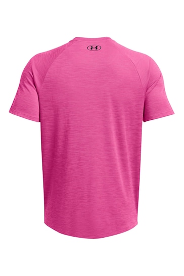 Under Armour Pink Tech Textured T-Shirt