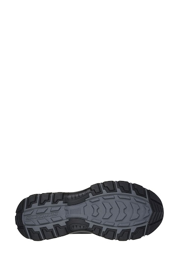 Skechers Black Knowlson Leland Lace-Up Shoes