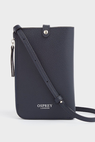Osprey London The Electra Italian Leather Lanyard Phone Bag