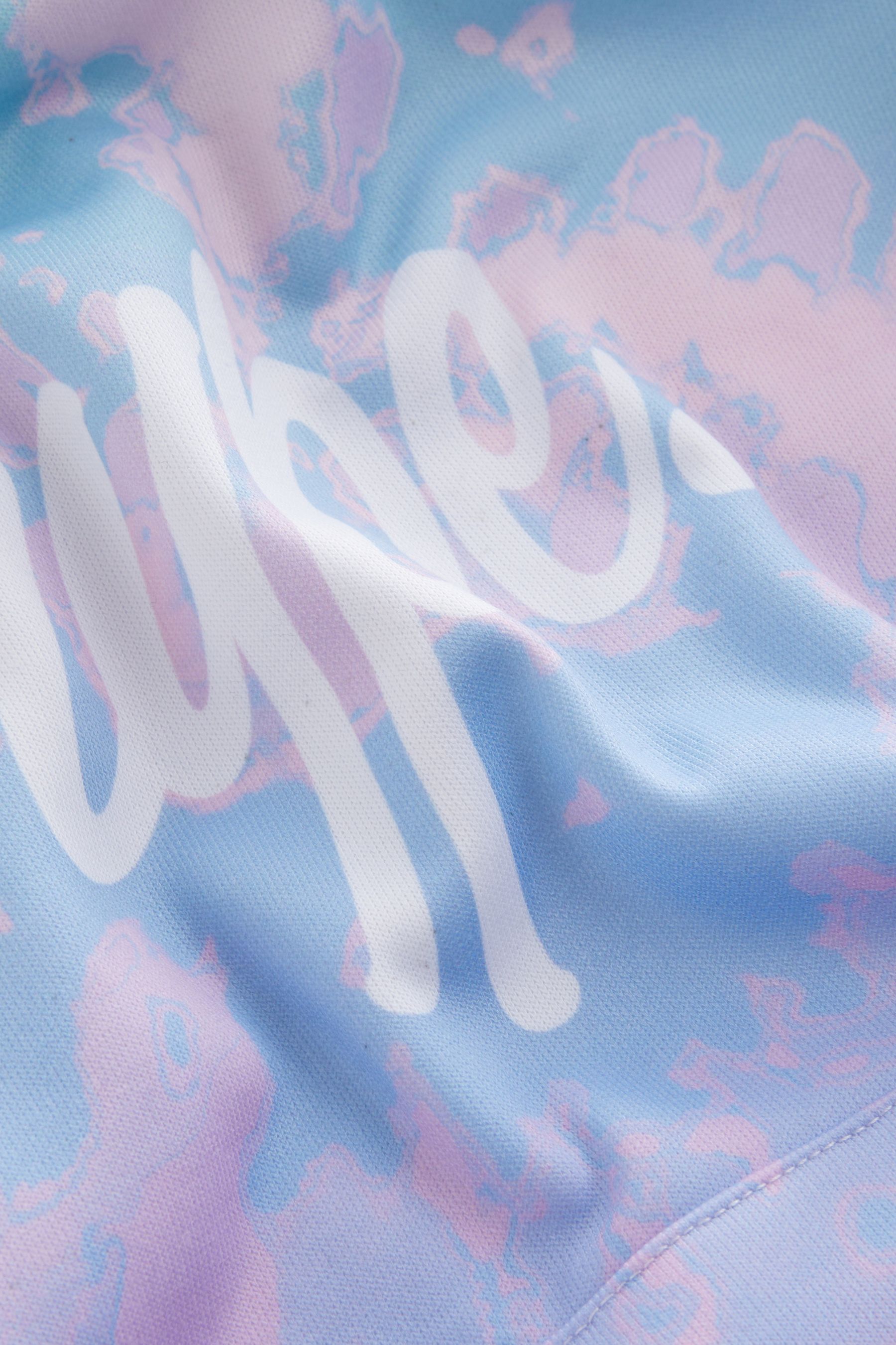 Hype. Girls Purple Pastel Tie Dye Hoodie