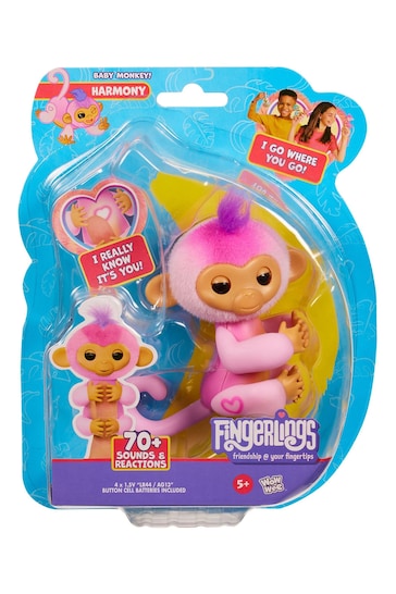 Character Options Fingerlings Monkey Pink Harmony Toy