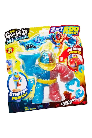 Goo Jit Zu Deep Goo Sea Double Goo Attack Pack Tyro Toy
