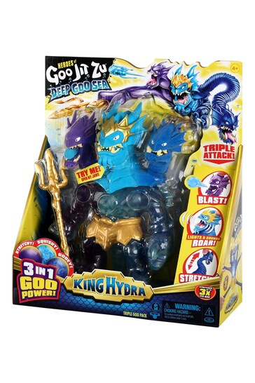 Goo Jit Zu Heroes Deep Goo Sea King Hydra Toy