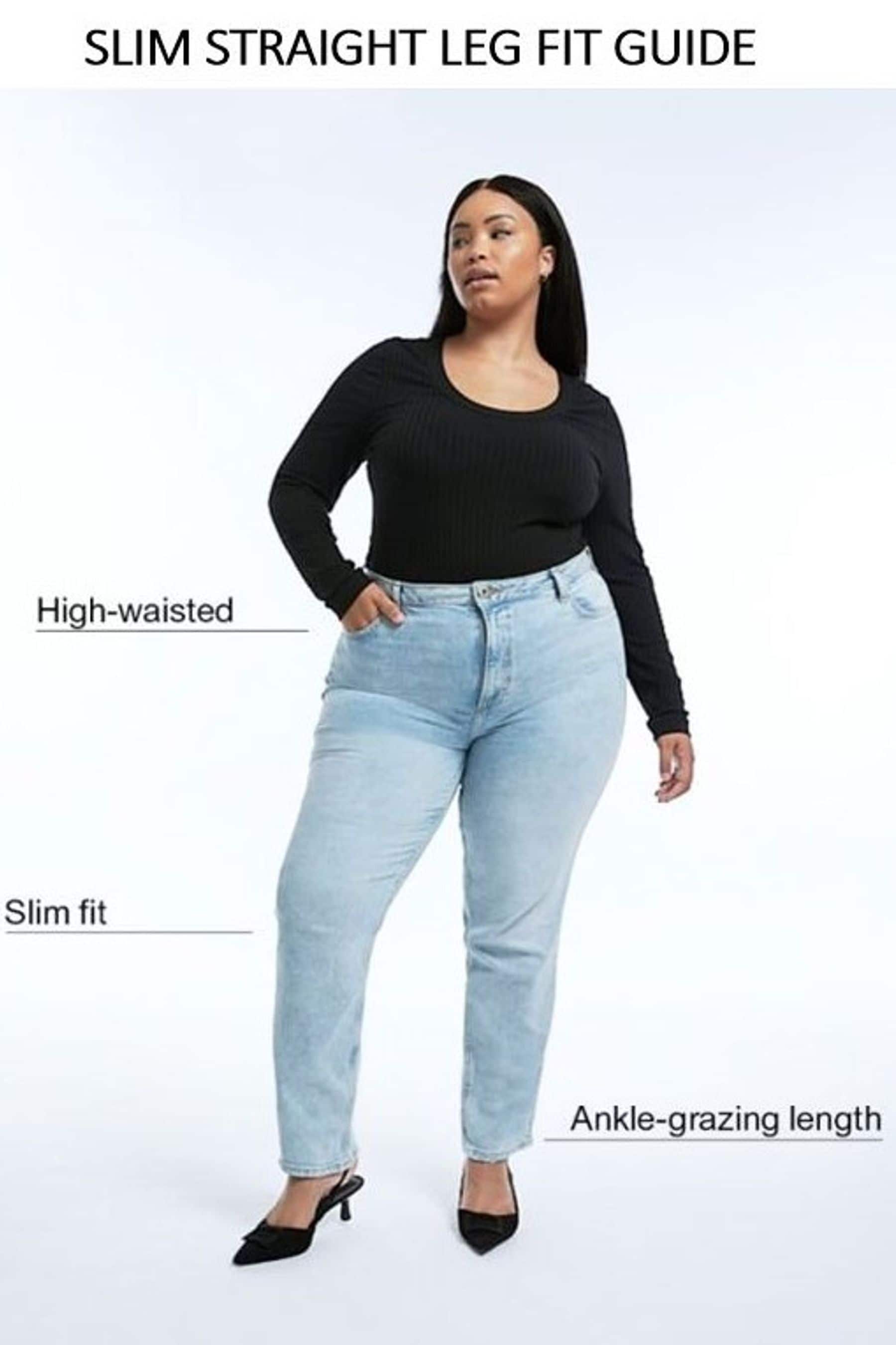 Plus size non stretch jeans hotsell