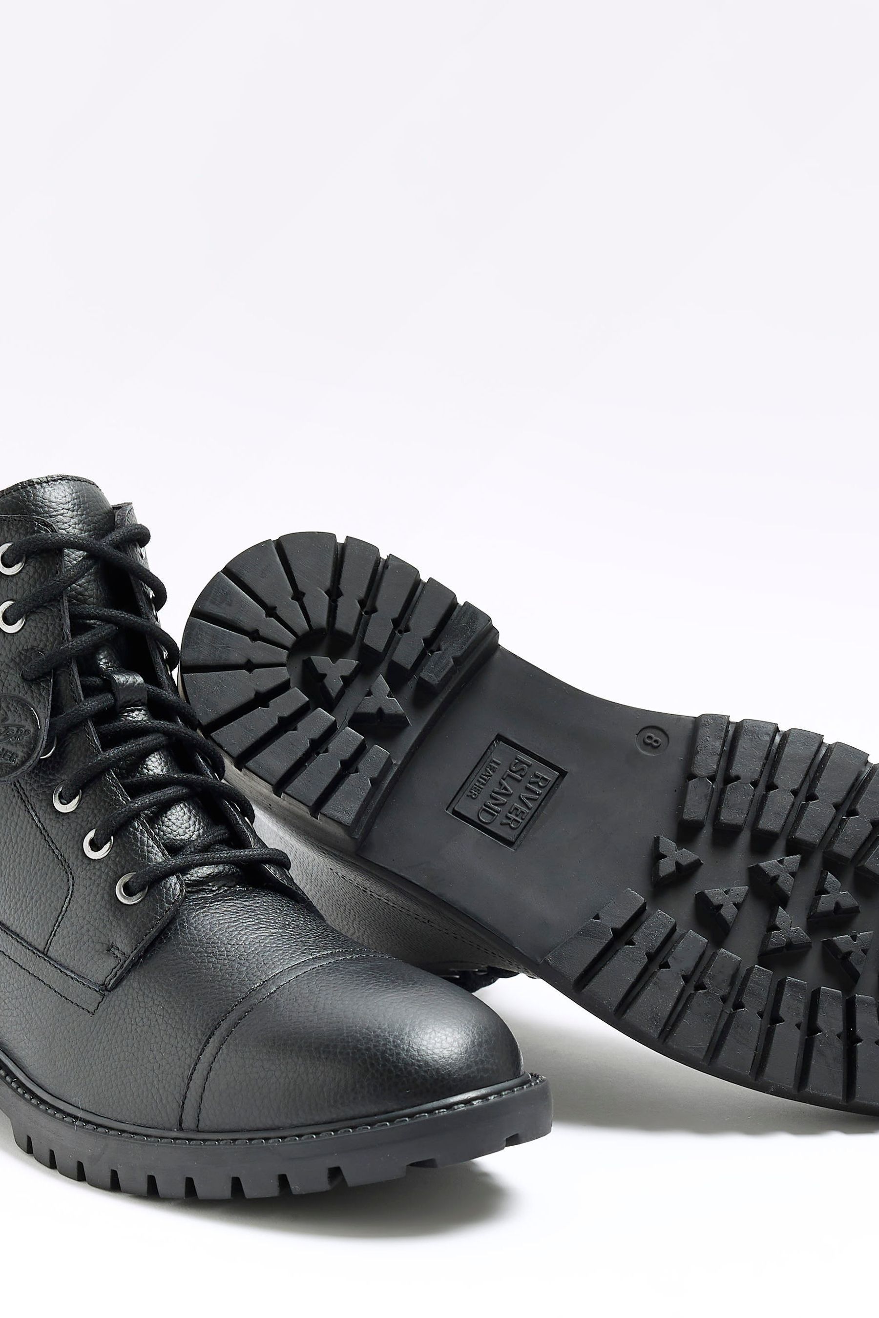 River island combat boots 2025