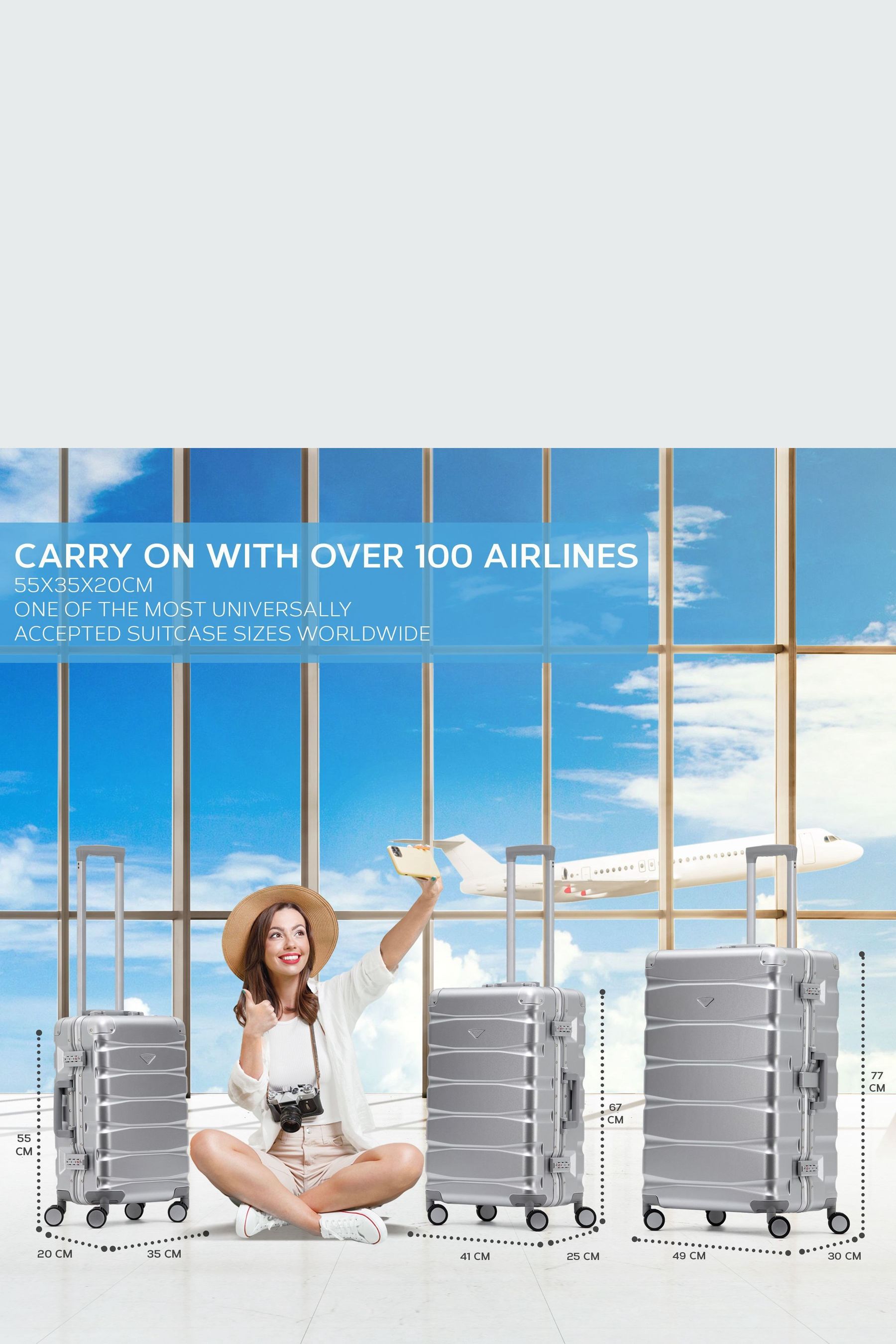 Silver online travel bag