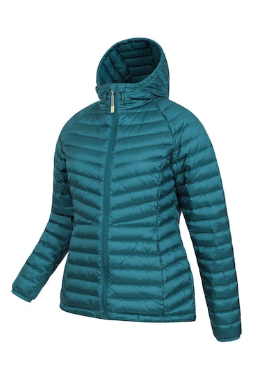 Mountain Warehouse Blue Womens Skyline Extreme Water Resistant Down Jacket