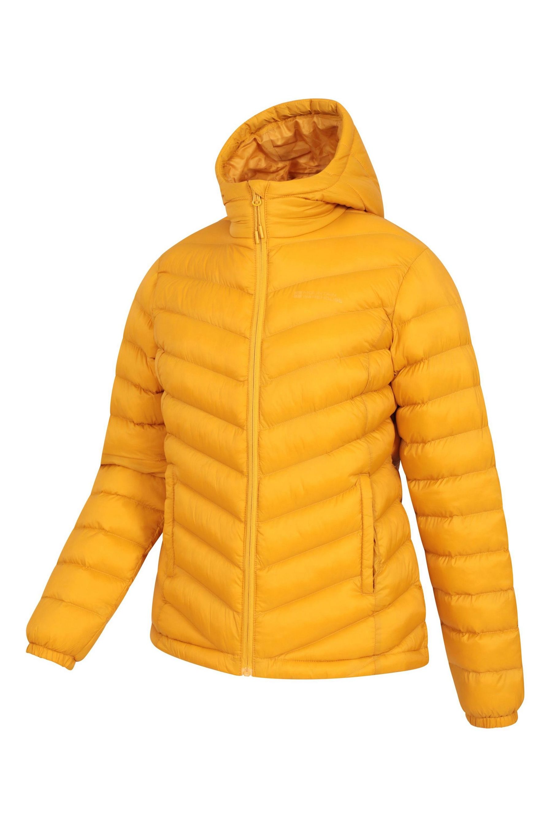 Mountain Warehouse Yellow Womens Seasons Water Resistant Padded Jacket