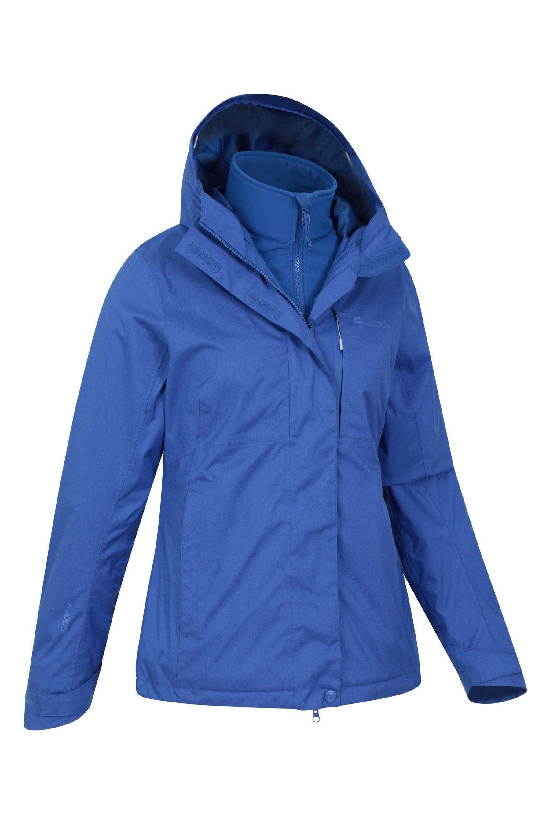 Buy Mountain Warehouse Blue Womens Whirlwind Waterproof 3 In 1