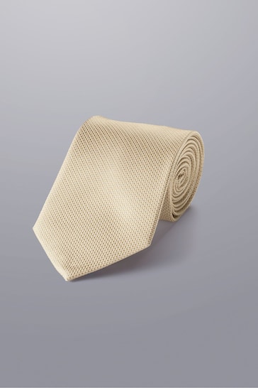 Charles Tyrwhitt Natural Silk Stain Resistant Tie