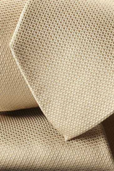 Charles Tyrwhitt Natural Silk Stain Resistant Tie