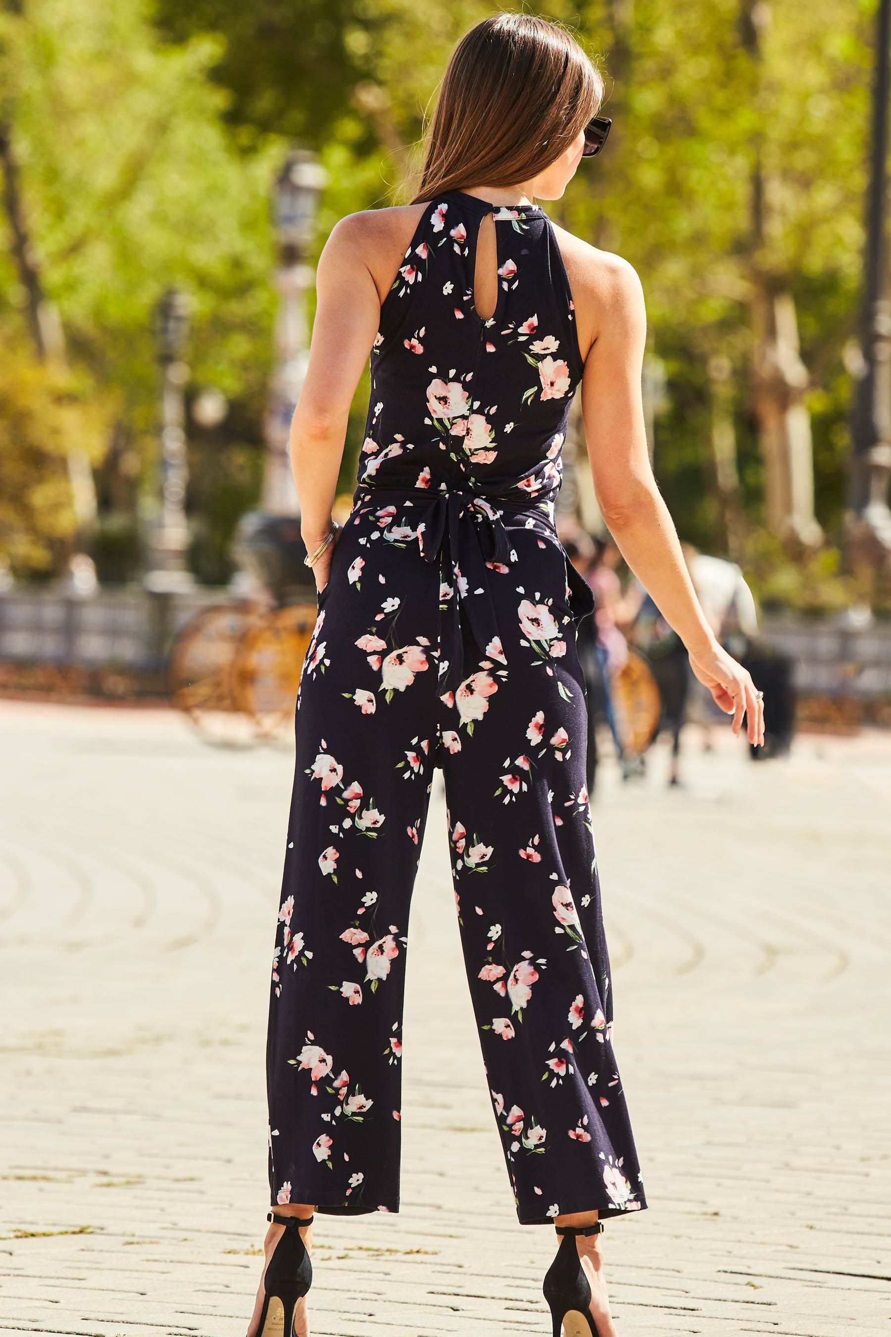 Cropped clearance jumpsuit uk