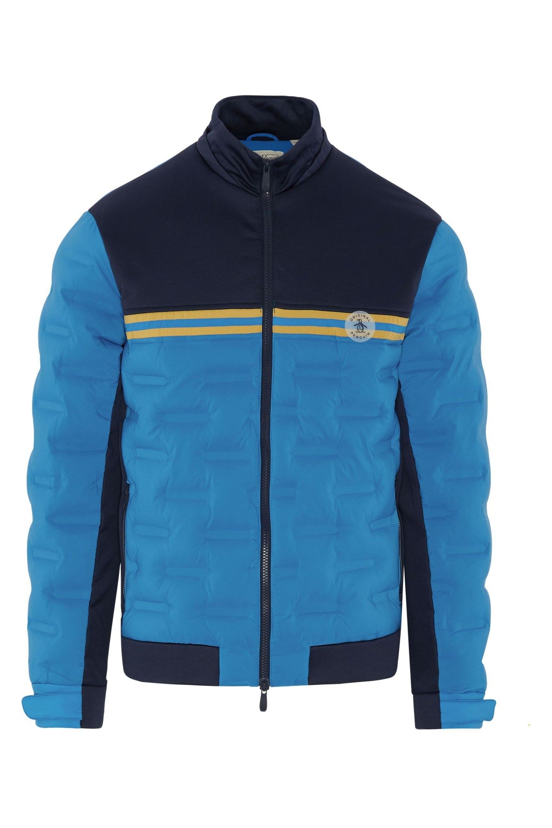Buy Original Penguin Golf Mens Blue Insulated Mixed Media 80s