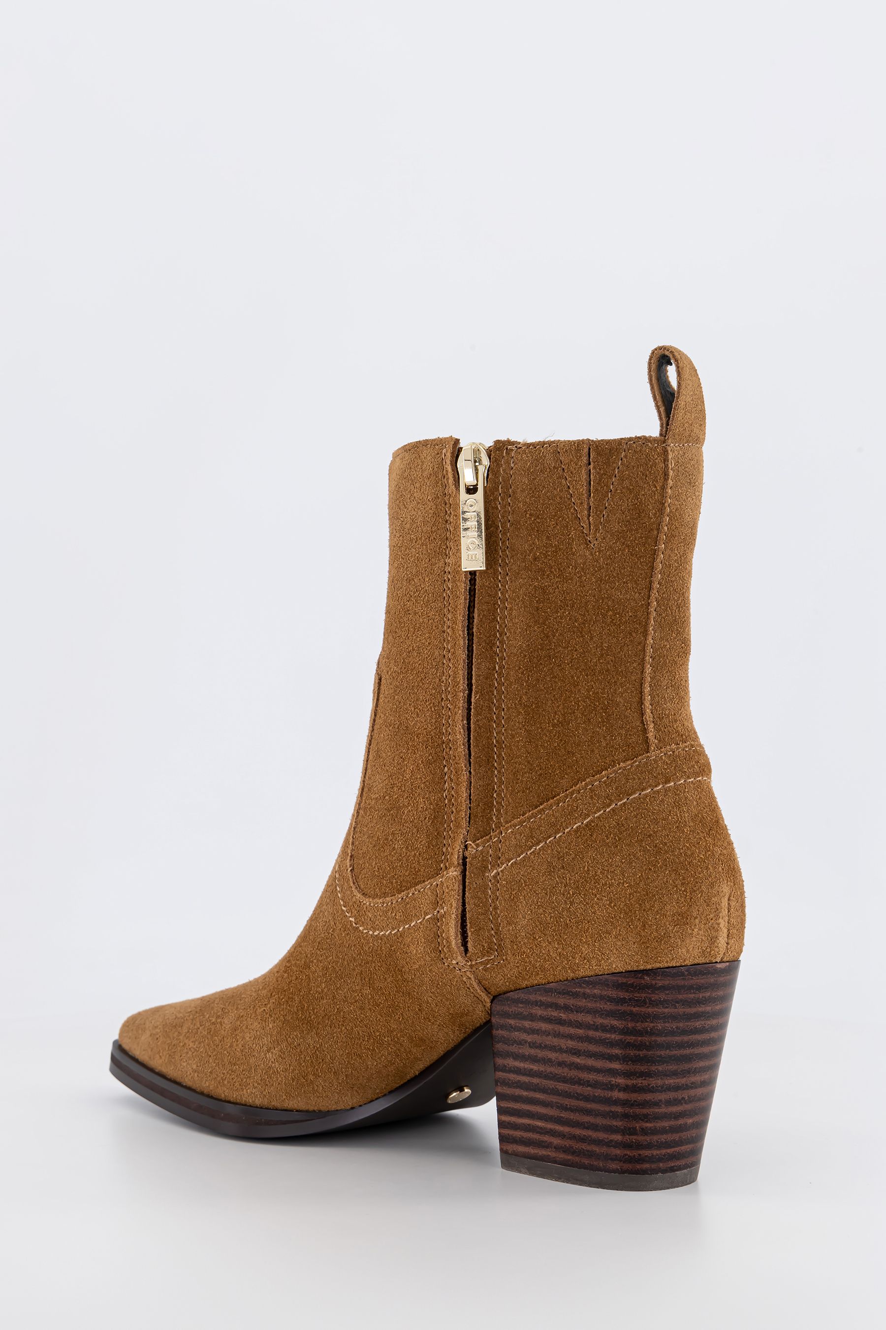 Buy Office Brown Suede Western Ankle Boots from the Next UK online