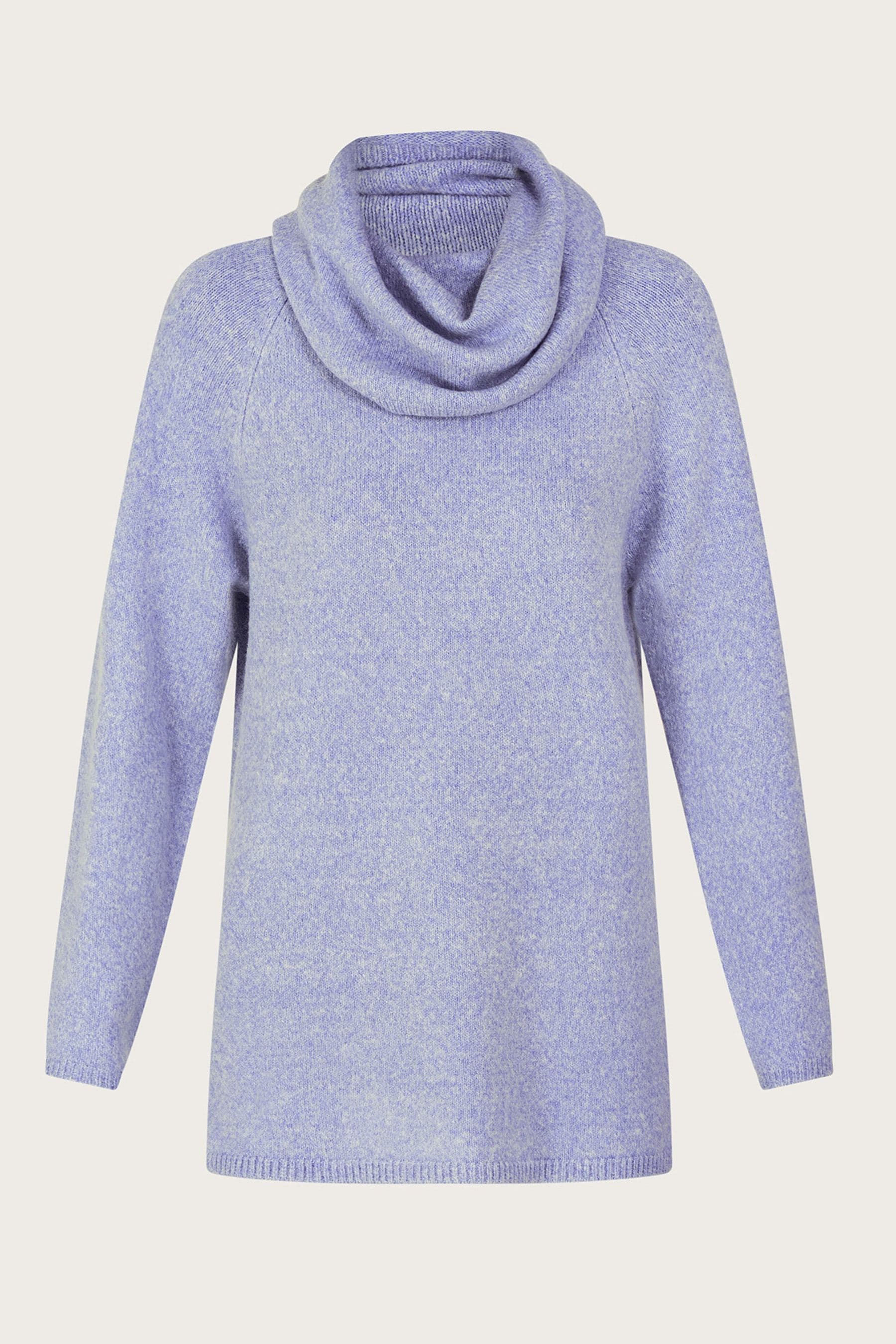 Monsoon Blue Cowl Neck Jumper