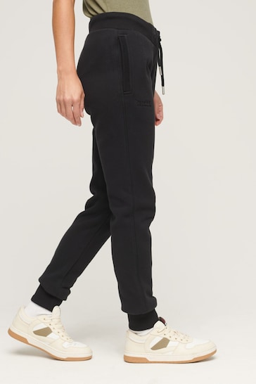 Superdry Washed black Essential Logo Joggers