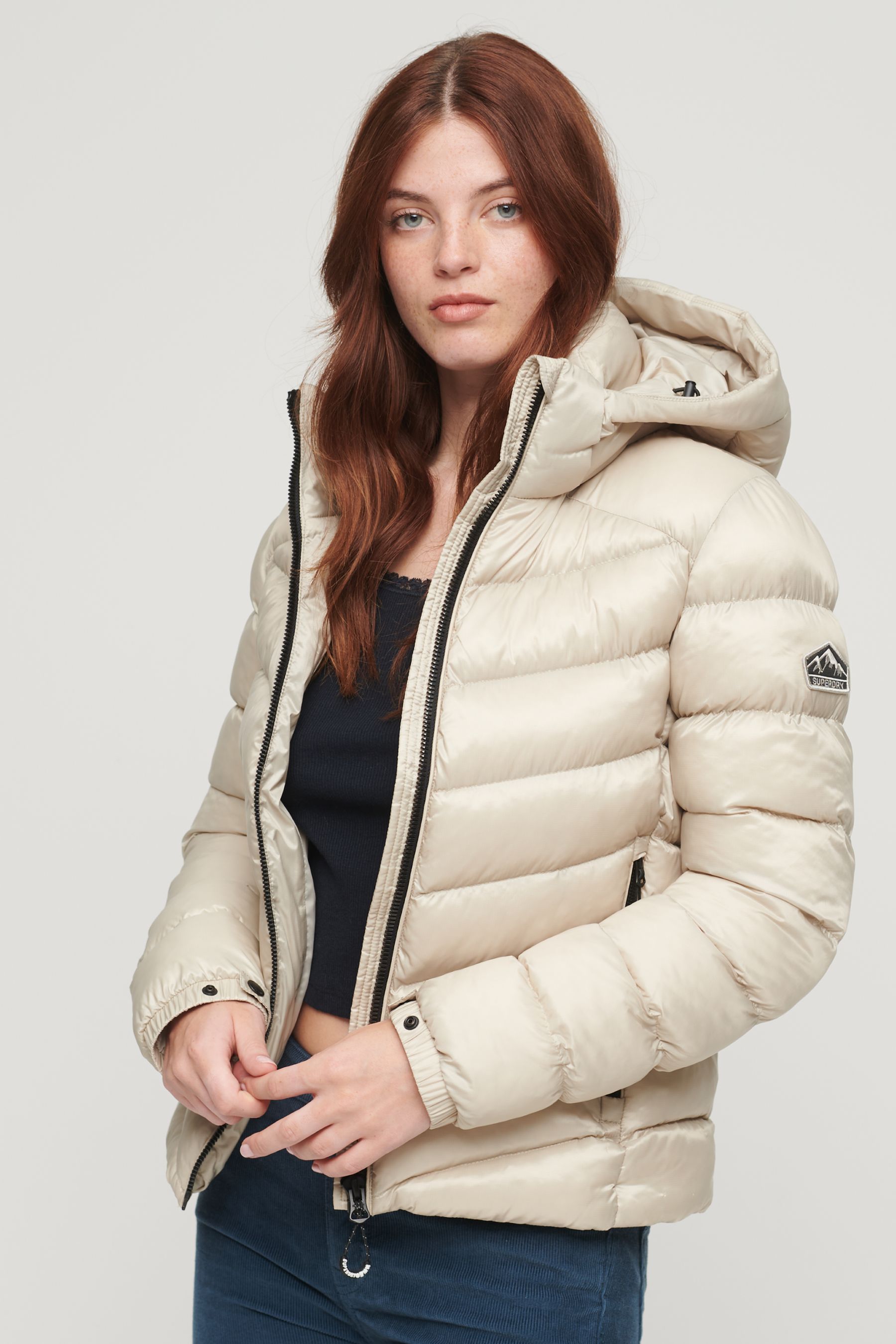Nude padded jacket sales