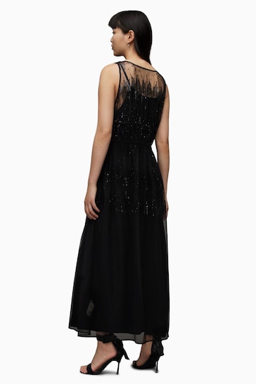AllSaints Black Robyn Dress