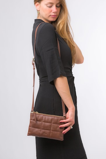Pure Luxuries London Carmen Nappa Leather Cross-Body Bag