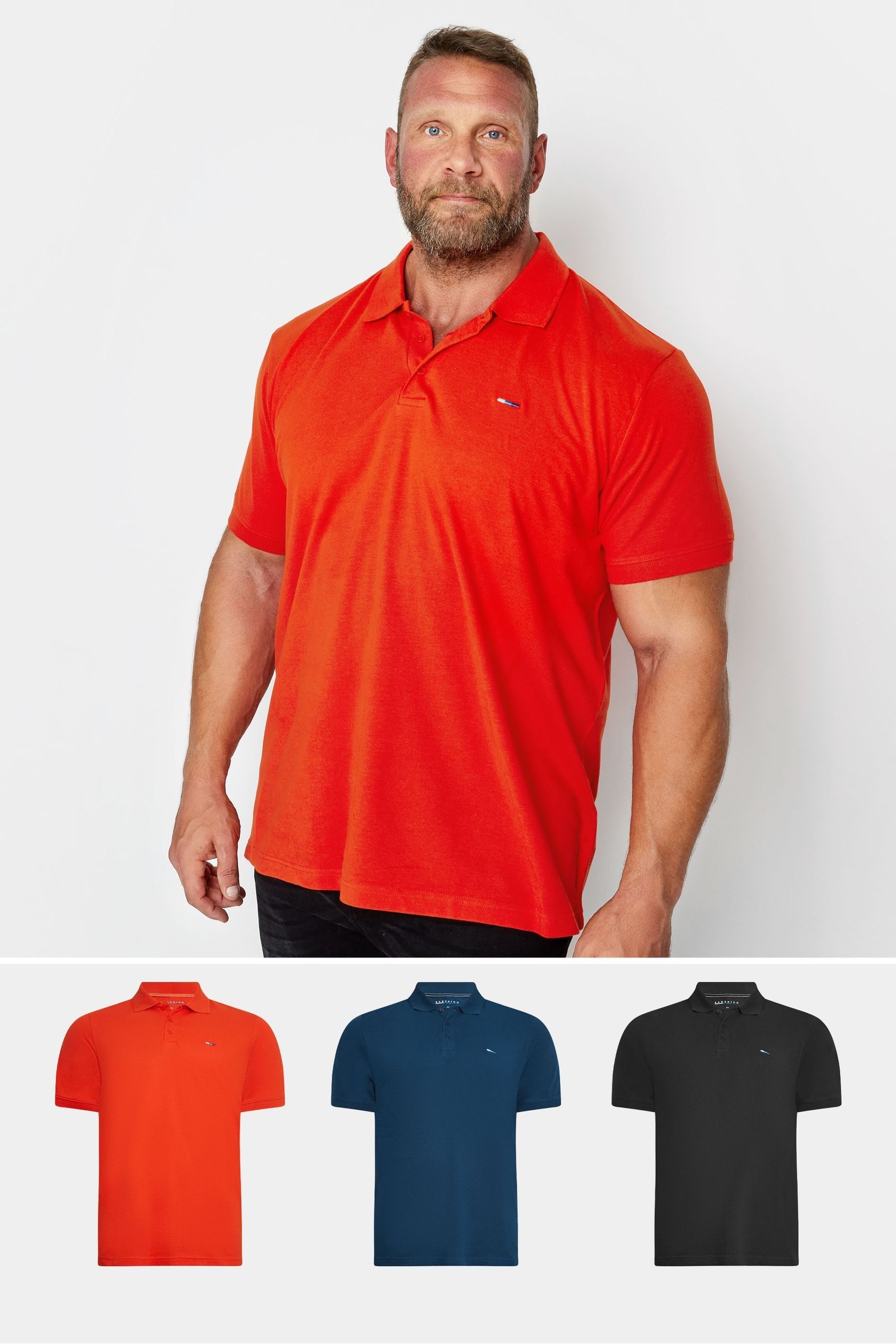 Polo shirts top big & tall