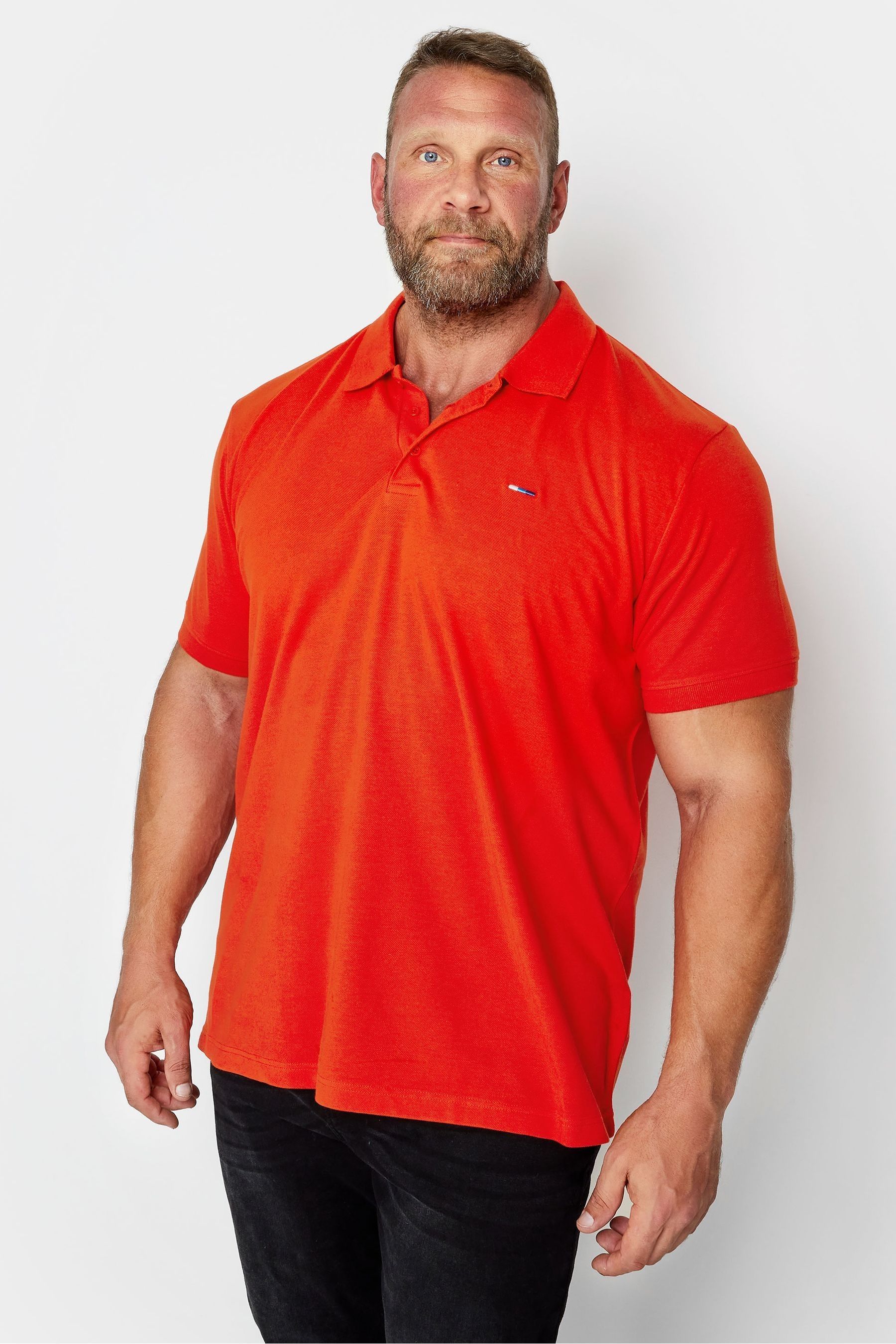 Big and tall store black polo shirts