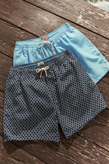 Blue/Navy Swim Shorts 2 Pack