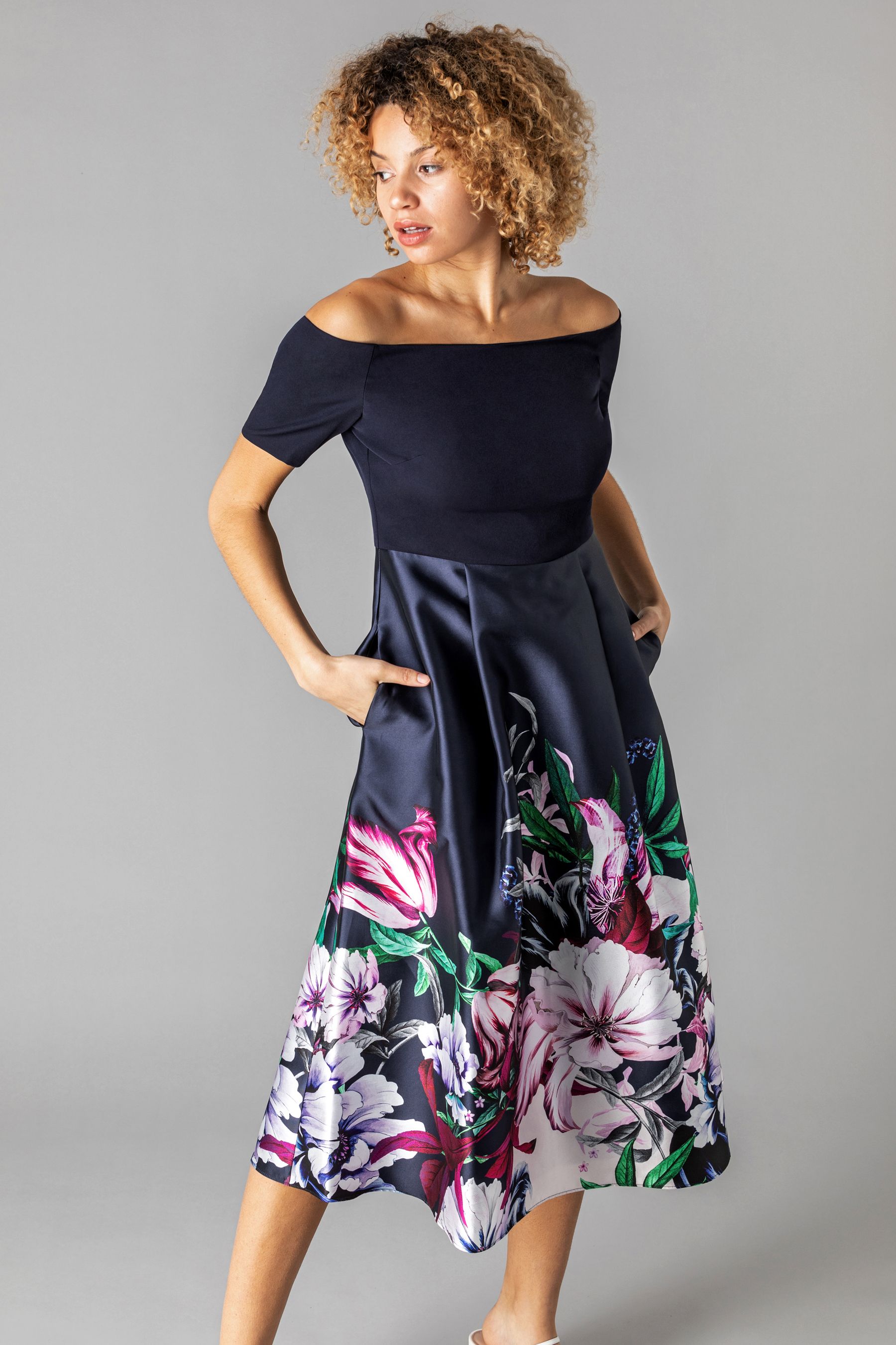 Roman discount bardot dress