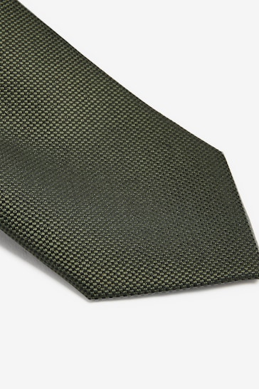 Forest Green Textured Tie