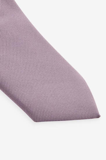 Light Purple Slim Twill Tie