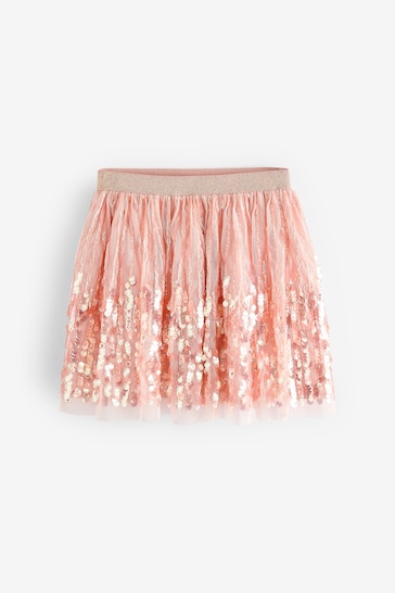 Pink Sequin Skirt (3-16yrs)