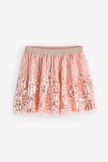 Pink Sequin Skirt (3-16yrs)