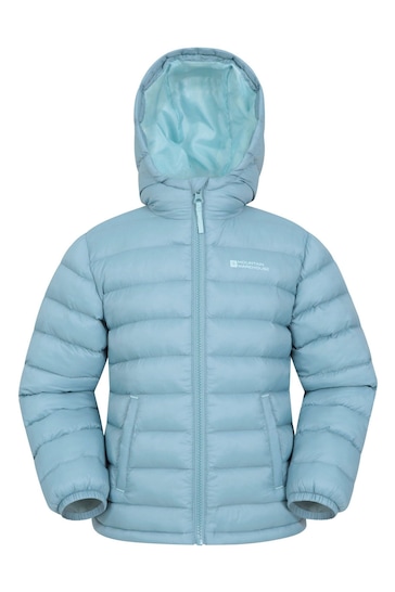 Mountain Warehouse Blue Kids Seasons Water Resistant Padded Jacket