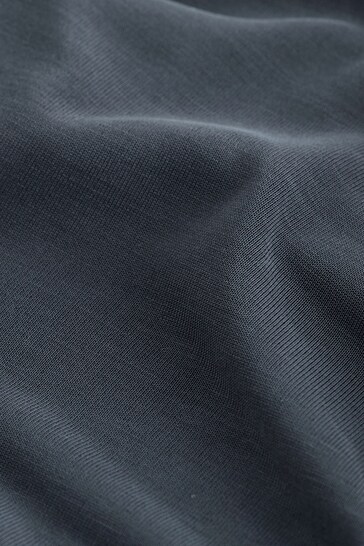 Charcoal Grey Premium Modal Rich Short Sleeve Scoop Neck T-Shirt