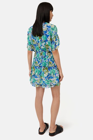Jigsaw Abstract Meadow Green Playsuit