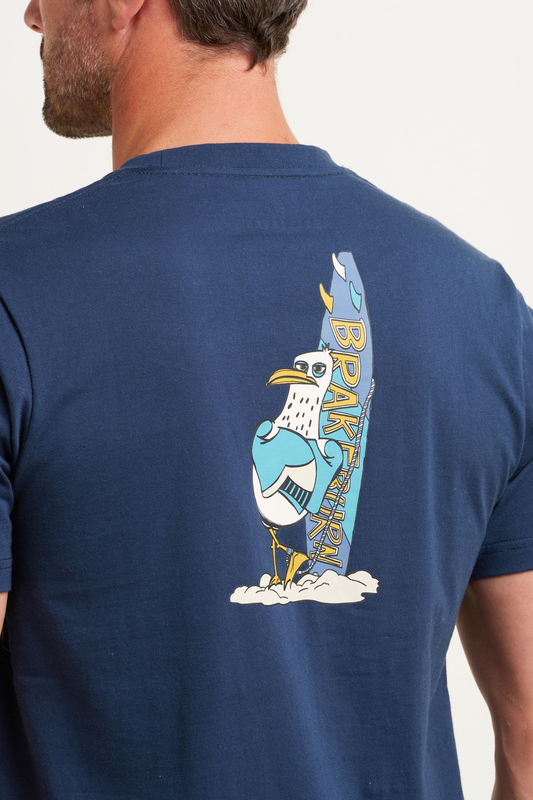 Buy Brakeburn Blue Seagull T Shirt from the Next UK online shop
