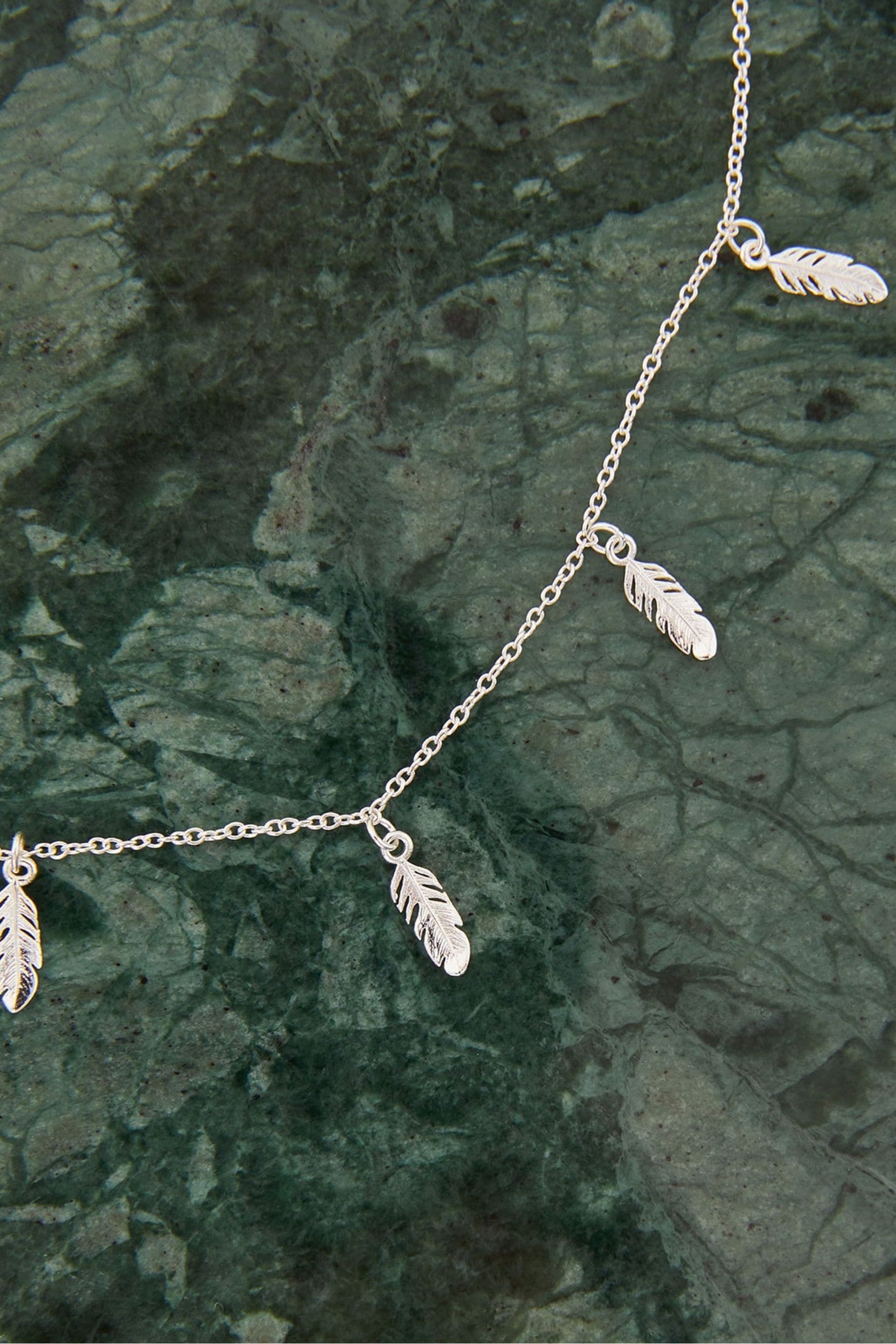 Silver on sale station necklace