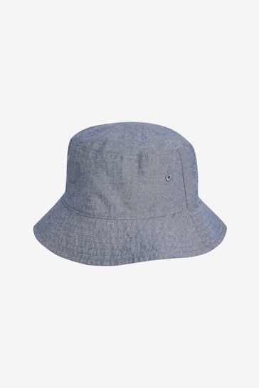 Blue Chambray Bucket Hat (3mths-16yrs)