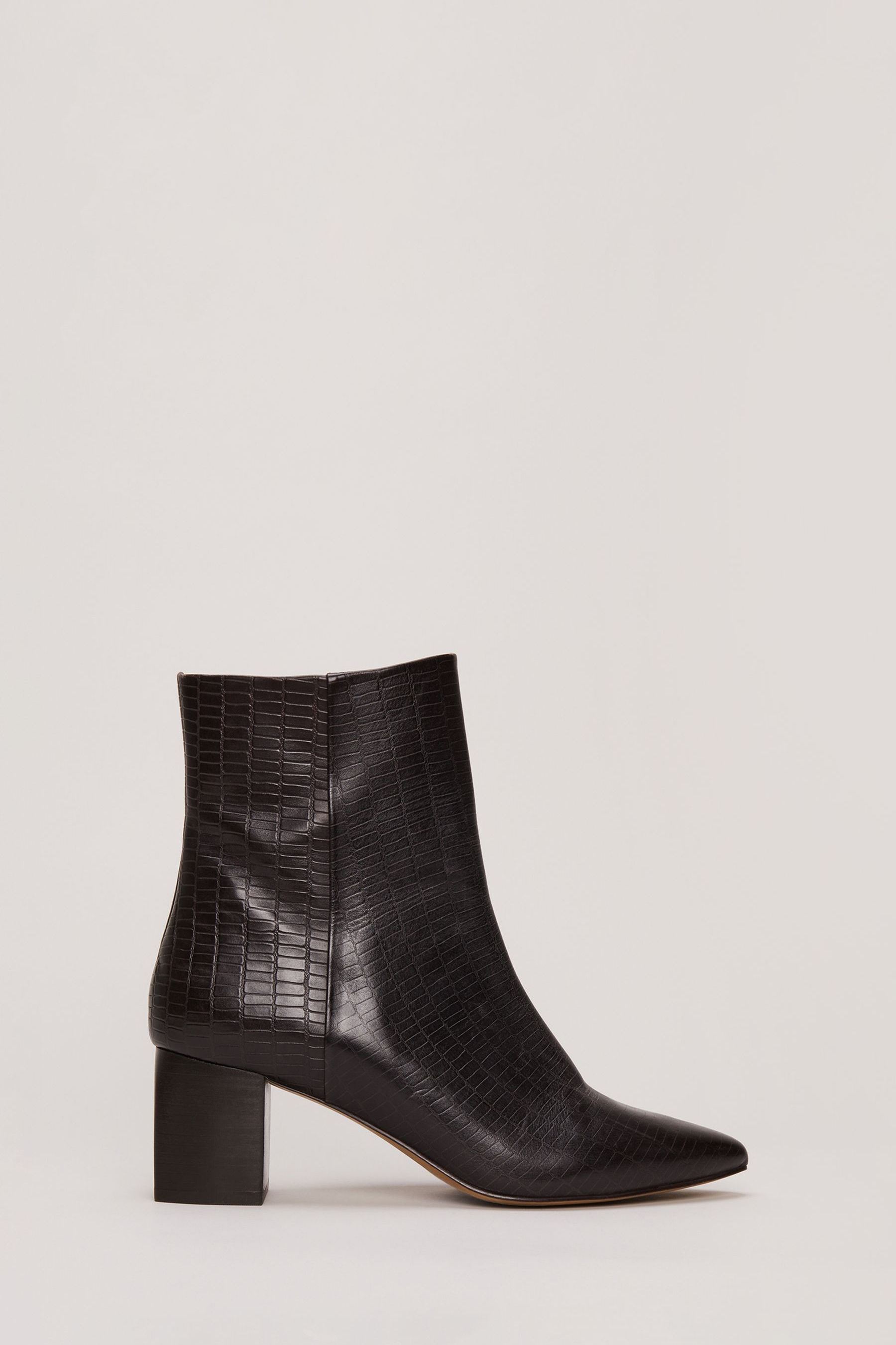 Croc print boots clearance